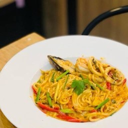 สปาเก็ตตี้ต้มยำซีฟู้ด