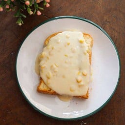 ปังปิ้งสังขยาครีมข้าวโพด