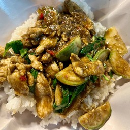 ผัดเขียวหวานไก่