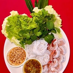 เมี่ยงกุ้งลวก