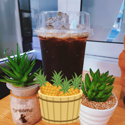 Black Coffee สับปะรด