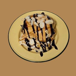 ปังปิ้งเนยถั่วอัลมอนด์