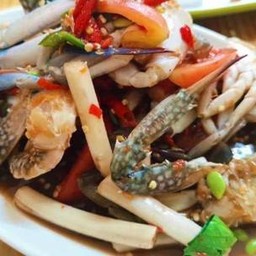 ยำไหลบัวปูม้า