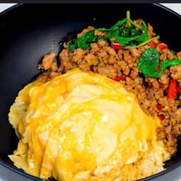 ก.กะเพาไข่ข้น
