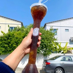 น้ำอัดลมในขวดดรัมเบล