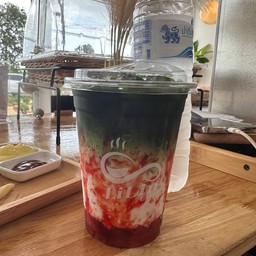 ชาเขียว นมสด สตอ เย็น