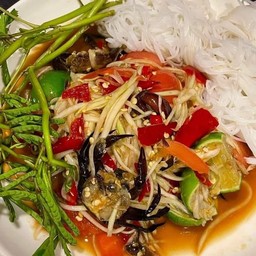 ข้าวเหนียวหมูแดดเดียว&ส้มตำซิ่ง