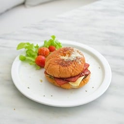 Bagel Pesto Ham Cheese