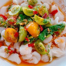 หัวไก่โอกน้ำแจ่ว