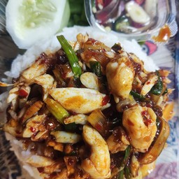 ข้าวปูผัดพริกเผา