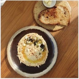Hummus with sourdough