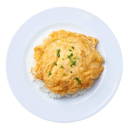 ข้าวไข่เจียว   2 ใบ