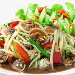 ตำหอยแครง