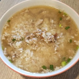 ข้าวต้มหมูสับเกี่ยมบ๊วย