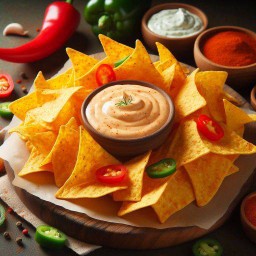 Nacho chips L