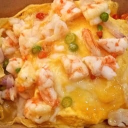 ข้าวไข่ข้นกุ้งสับพริกขี้หนู