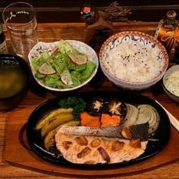 เซต♨️เทปันยากิปลาแซลมอน🥢