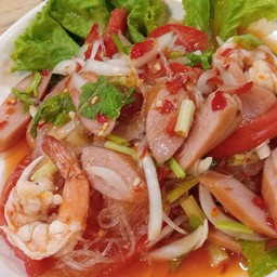ยำวุ้นเส้นรวมมิตรอุ่นทิพย์