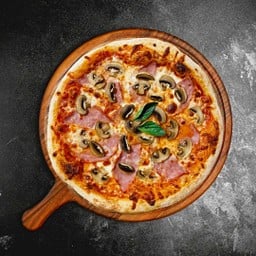Ham & Mushroom Pizza (แฮมและเห็ดหอม)