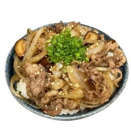 ข้าวหน้าเนื้อย่างมินิ