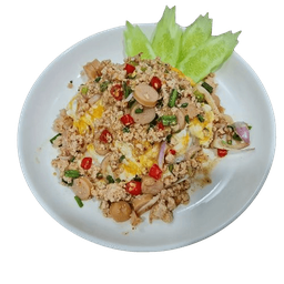 ข้าวไข่ข้นลาบสองสหาย