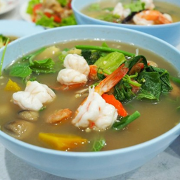 แกงเลียงกุ้งสด (ใหญ่)