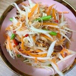 ตำไทยคอหมูย่าง