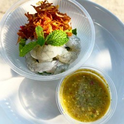 กุ้งแช่น้ำปลา ซีฟู๊ดแซ่บ