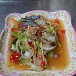 ส้มตำปู+ปลาร้า