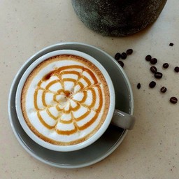 HOT SALTED CARAMEL LATTE