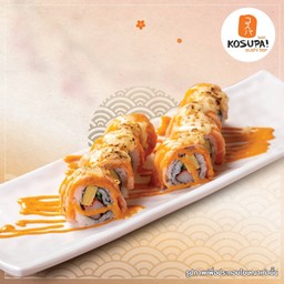 Salmon Roll Burned Cheese Spicy Full (8 Pcs.)