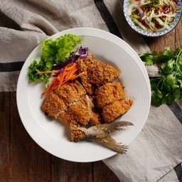 ปลาสำลีแดดเดียว (ครึ่งตัว)