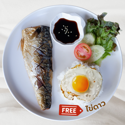 ข้าวหน้าปลาซาบะย่างเทอริยากิ