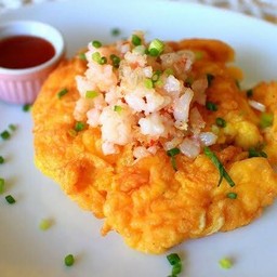 ข้าวไข่เจียวกุ้งสับ