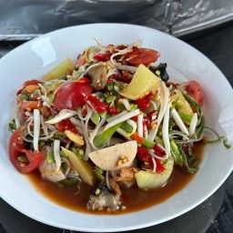 กุ้งแช่น้ำปลา&ตำแซ่บ