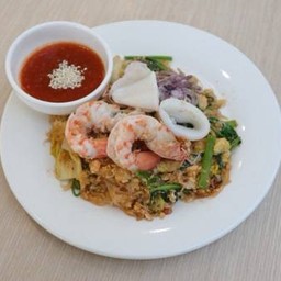 สุกี้ผัดแห้งทะเล