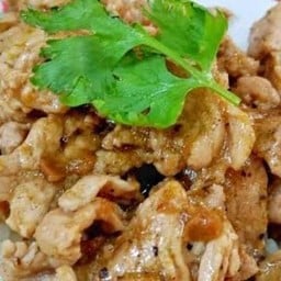 ลาบ  กระเพรา  ย่าง  ต้ม☘☘🍀🍀☘🍳🍳🍳 บางเเม่นาง