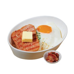 Rice with Spam and Fried Egg