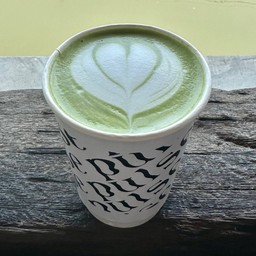 มัตฉะใส่นม แบบร้อน