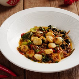 หอยเชลล์ผัดฉ่า