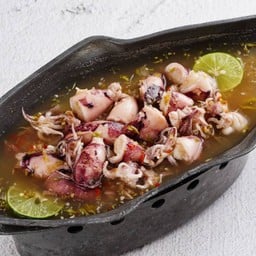 หมึกไข่นึ่งมะนาว