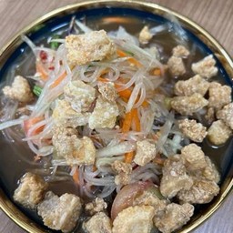 ตำเส้นเล็กปูใส่กากหมู