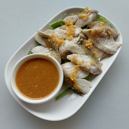 ลวกจิ้ม ปลากะพงทะเล