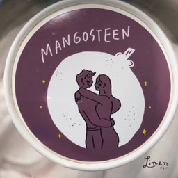 Mangosteen ice cream