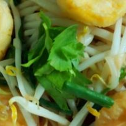 ถั่วงอกผัดเต้าหู้ไข่
