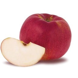 แอปเปิ้ลแดงพร้อมปอกเปลือกหั่นชิ้นพร้อมทาน