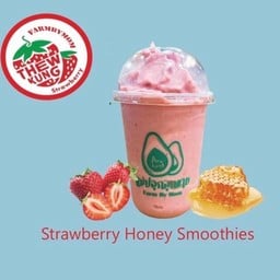 สตรอเบอรี่น้ำผึ้งสมูทตี้