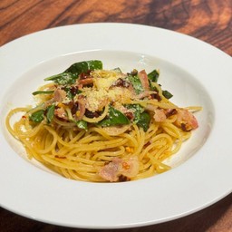 สปาเก็ตตี้เบคอนโอริโอ้