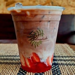 Strawberry Cocoa Latte