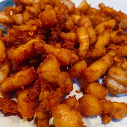 หมูสามชั้นทอด